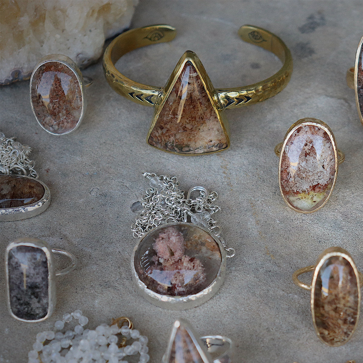 Garden Quartz Elfin Ring
