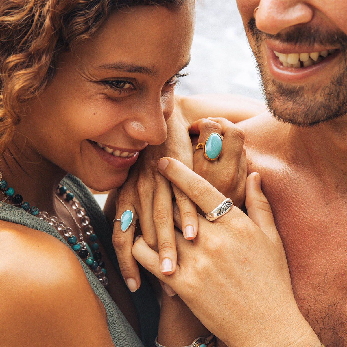 Maghara Turquoise Elfin Ring