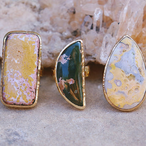 Ocean Jasper Ring