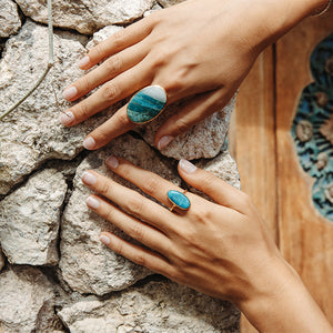 Andean Opal Elfin Ring