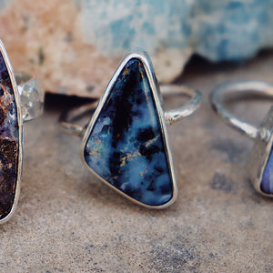 Boulder Opal Elfin Ring