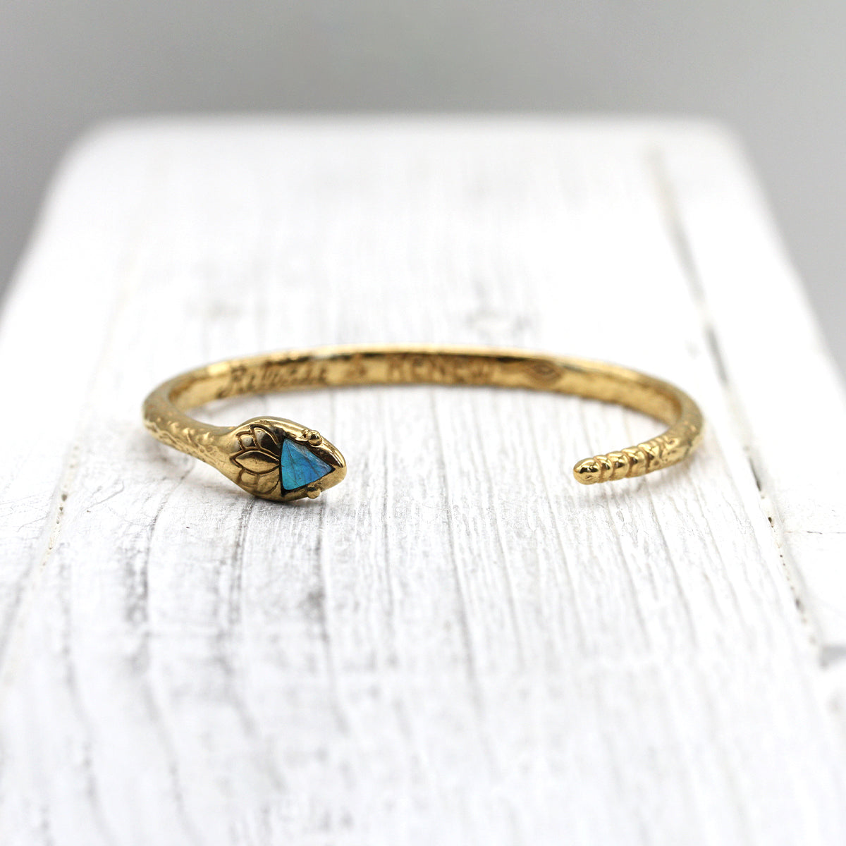 Serpent Cuff || labradorite