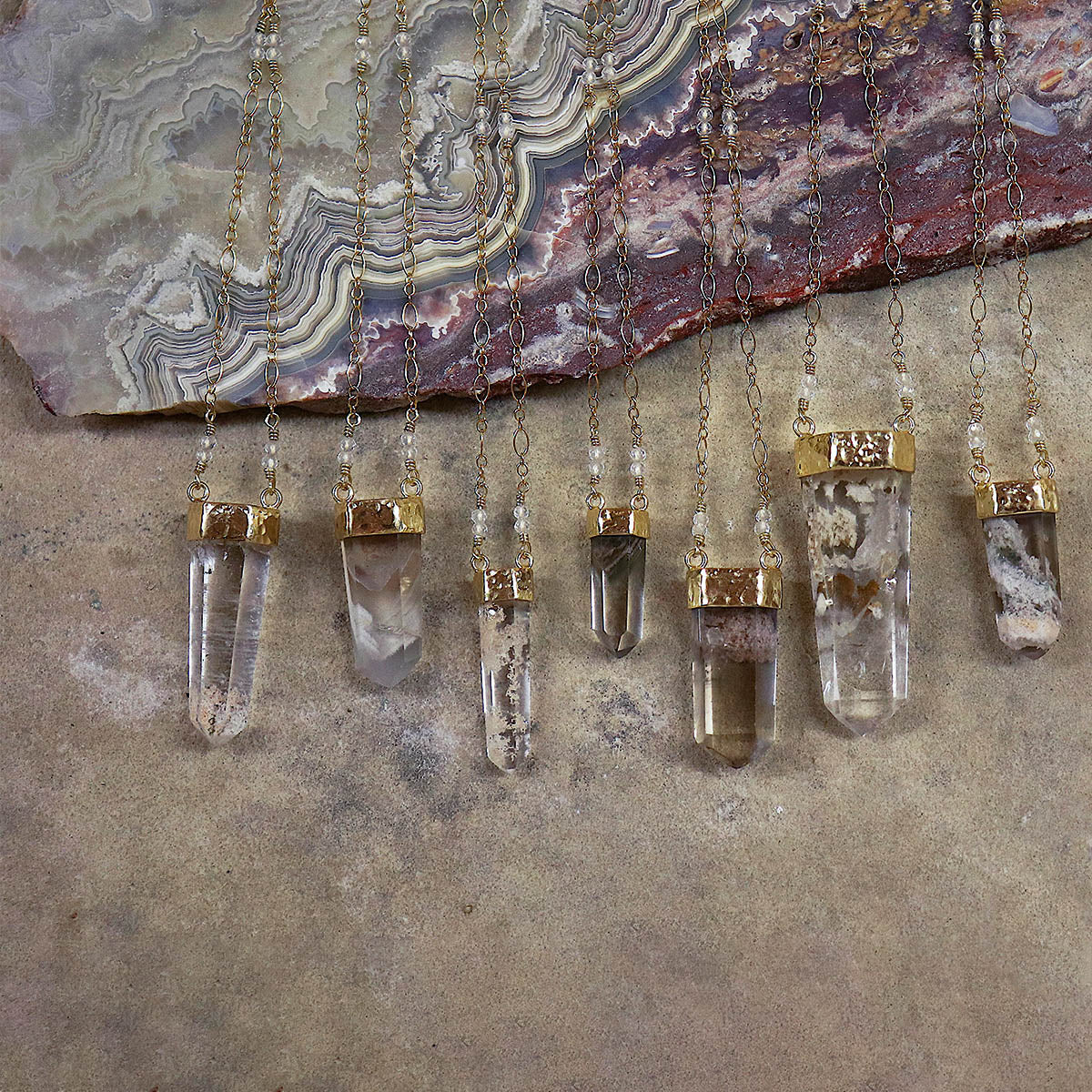 Rose Phantom Wand Necklace