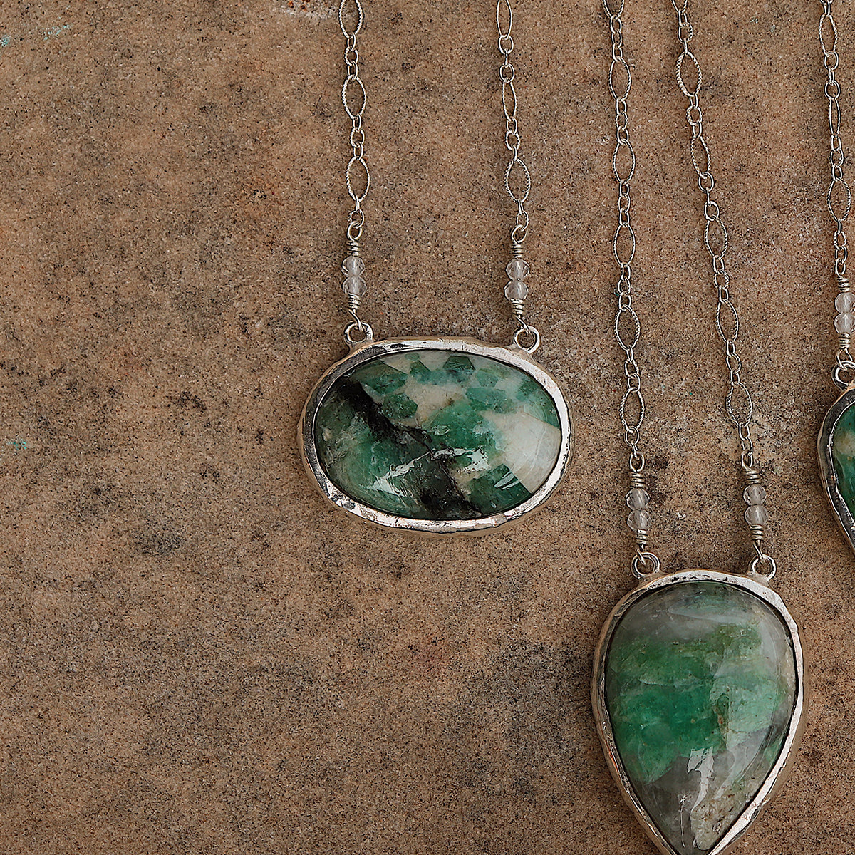 Emerald Quartz Necklace