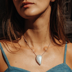 Rainbow Moonstone Necklace