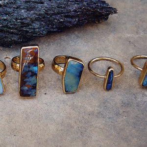 Boulder Opal Ring