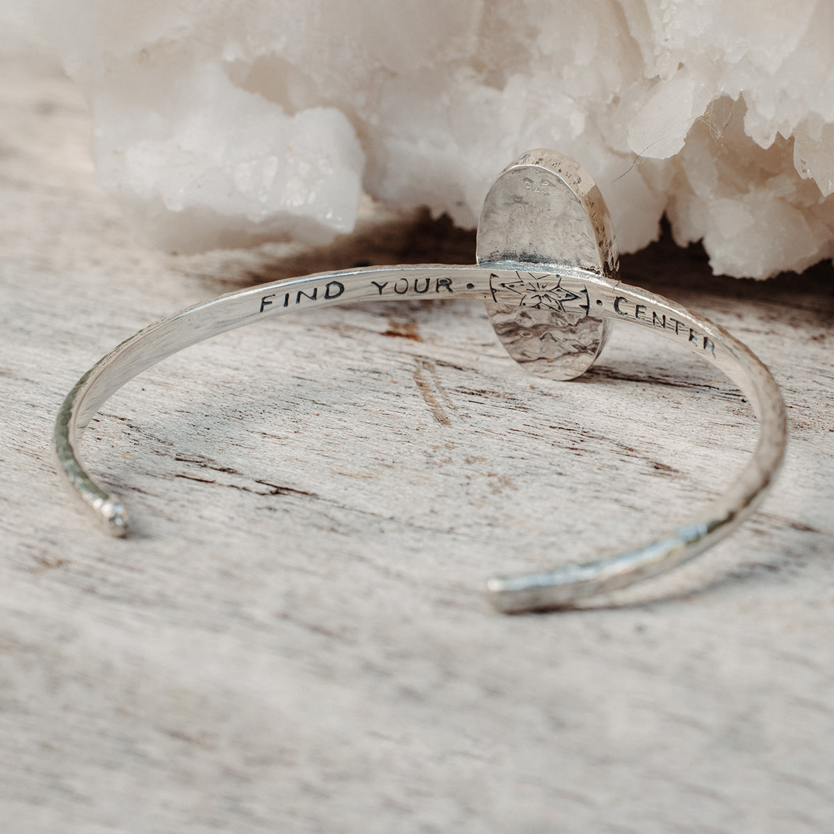 Your Center Cuff || Rainbow Moonstone
