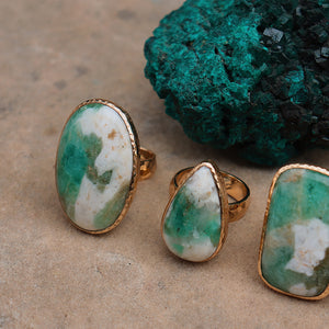 Emerald Quartz Ring