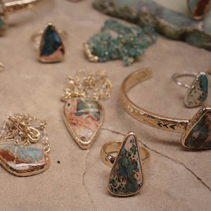 Copper Chrysocolla Ring