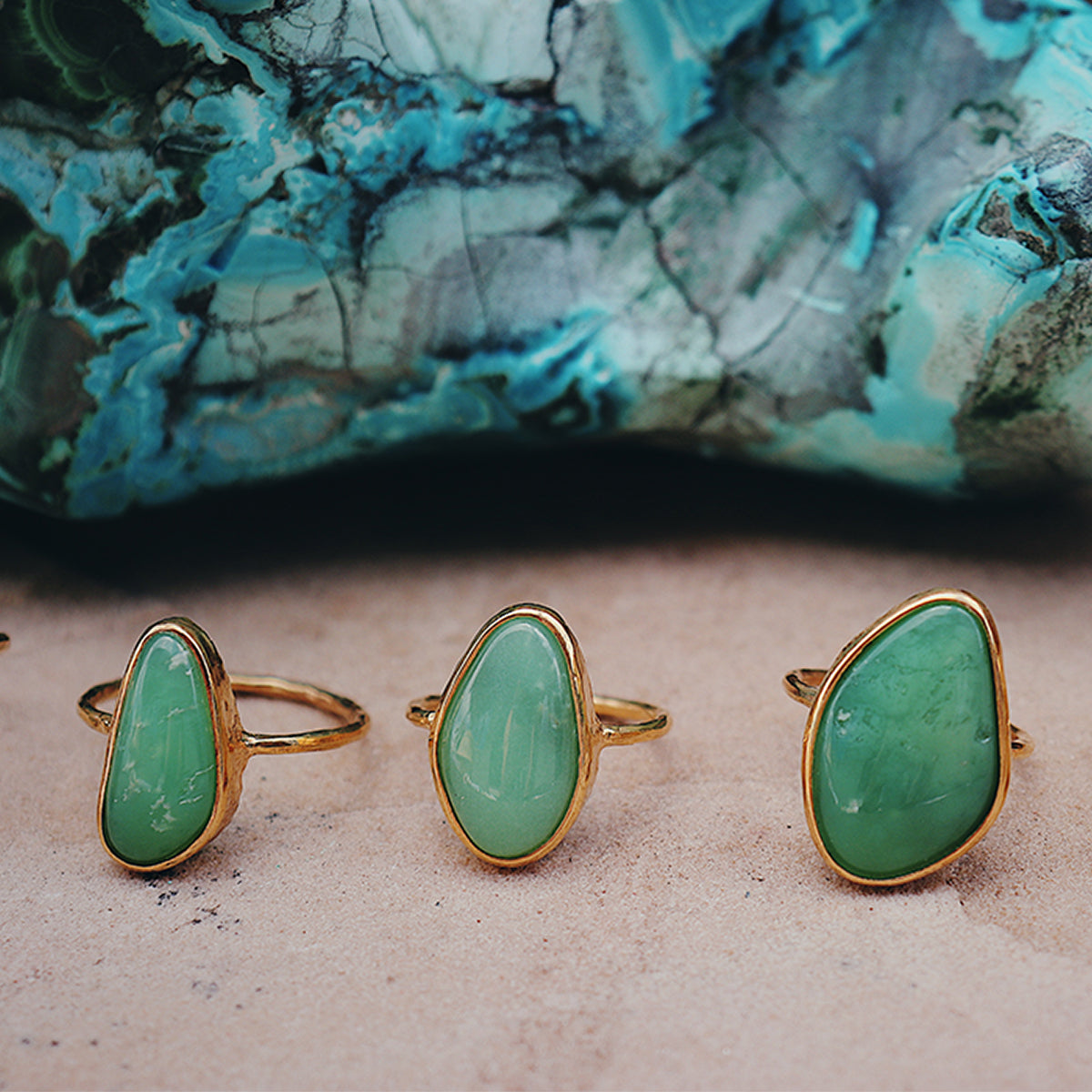 Chrysoprase Elfin Ring