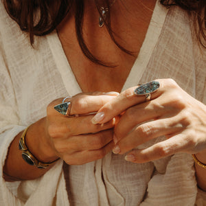 Boulder Opal Elfin Ring