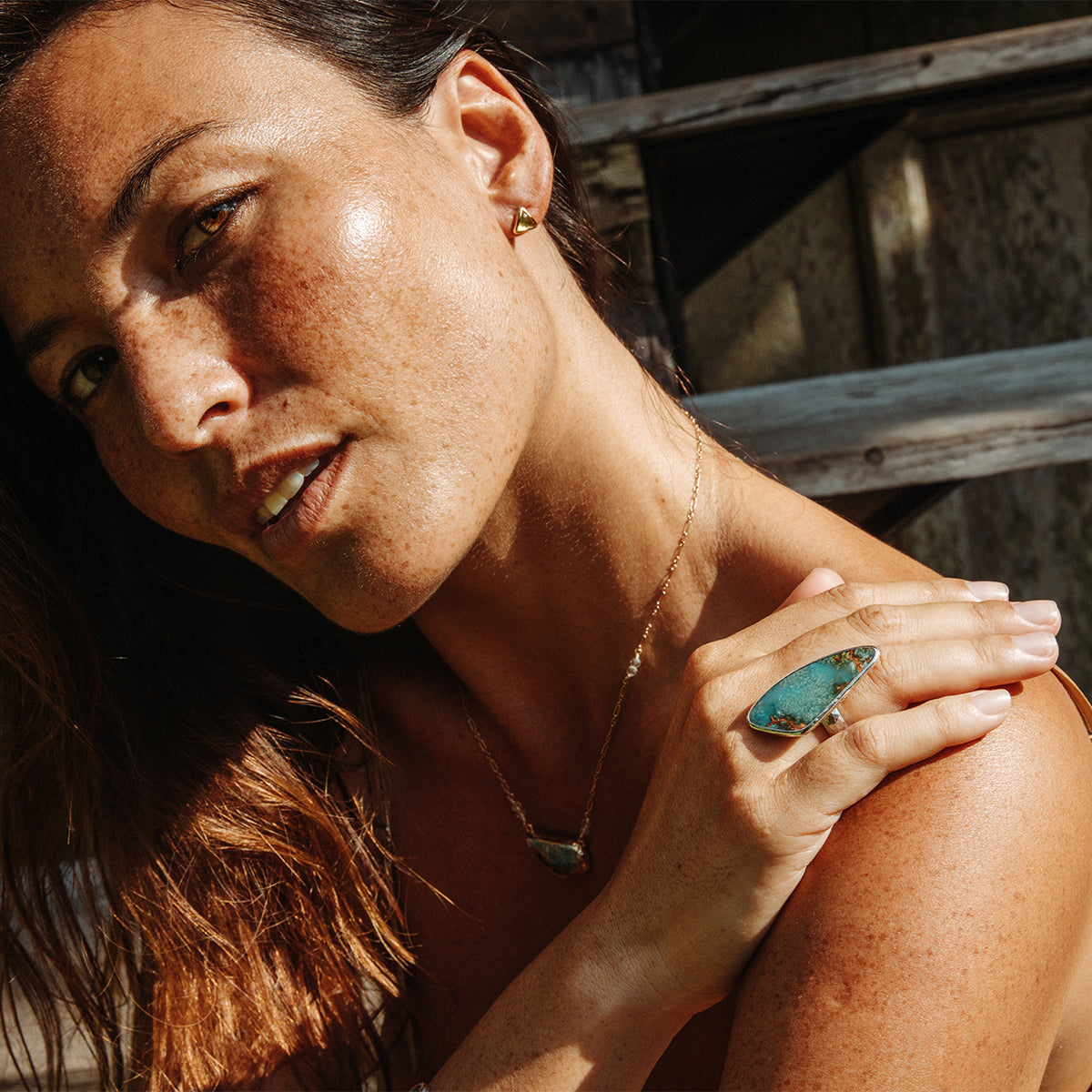 Copper Chrysocolla Ring