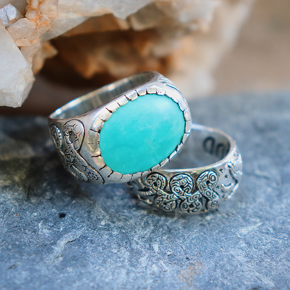 【Bahgsu Jewels】Xavier Rudd Collabリング Women's Ring - moonstone - Xavier Rudd Collab - Bahgsu