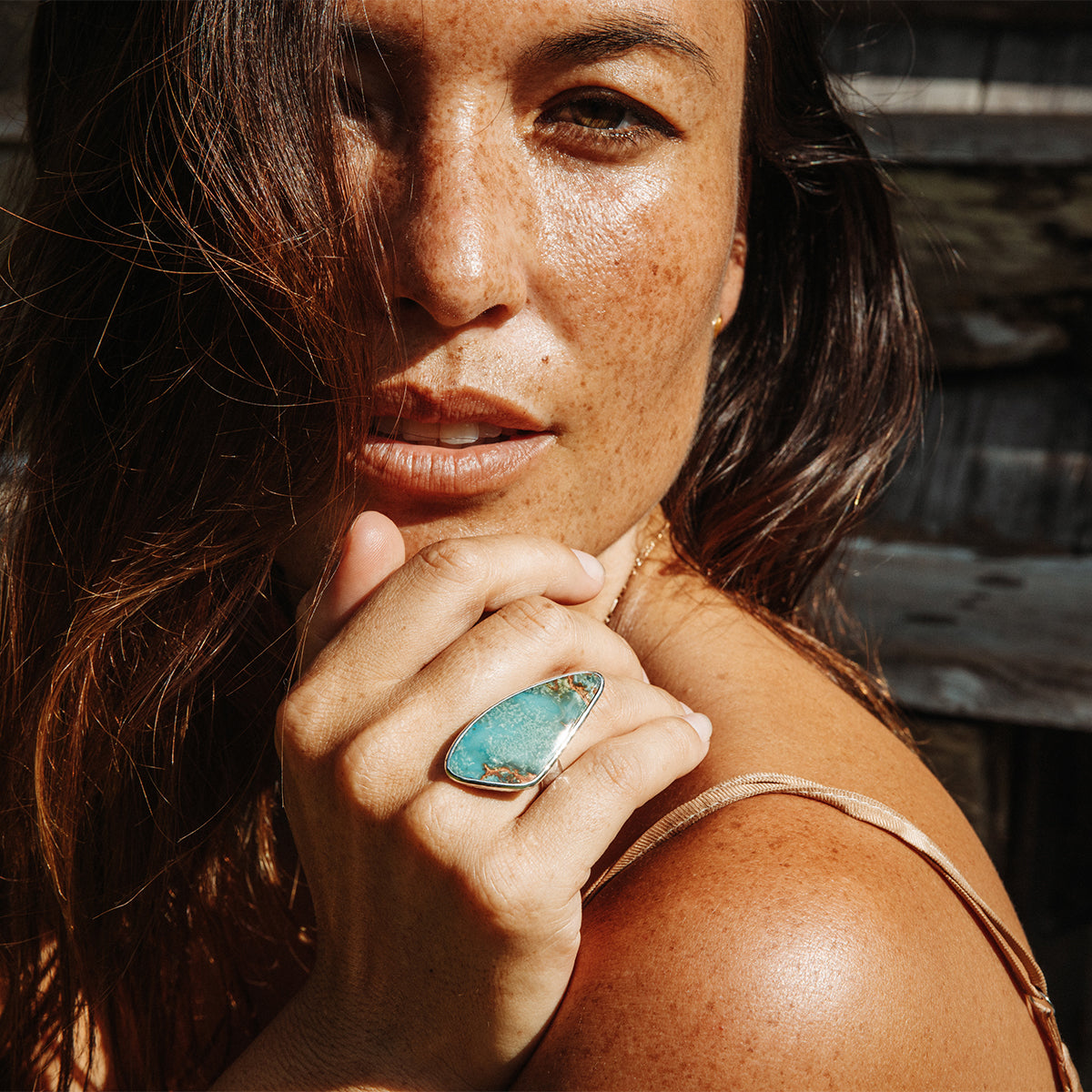 Copper Chrysocolla Ring