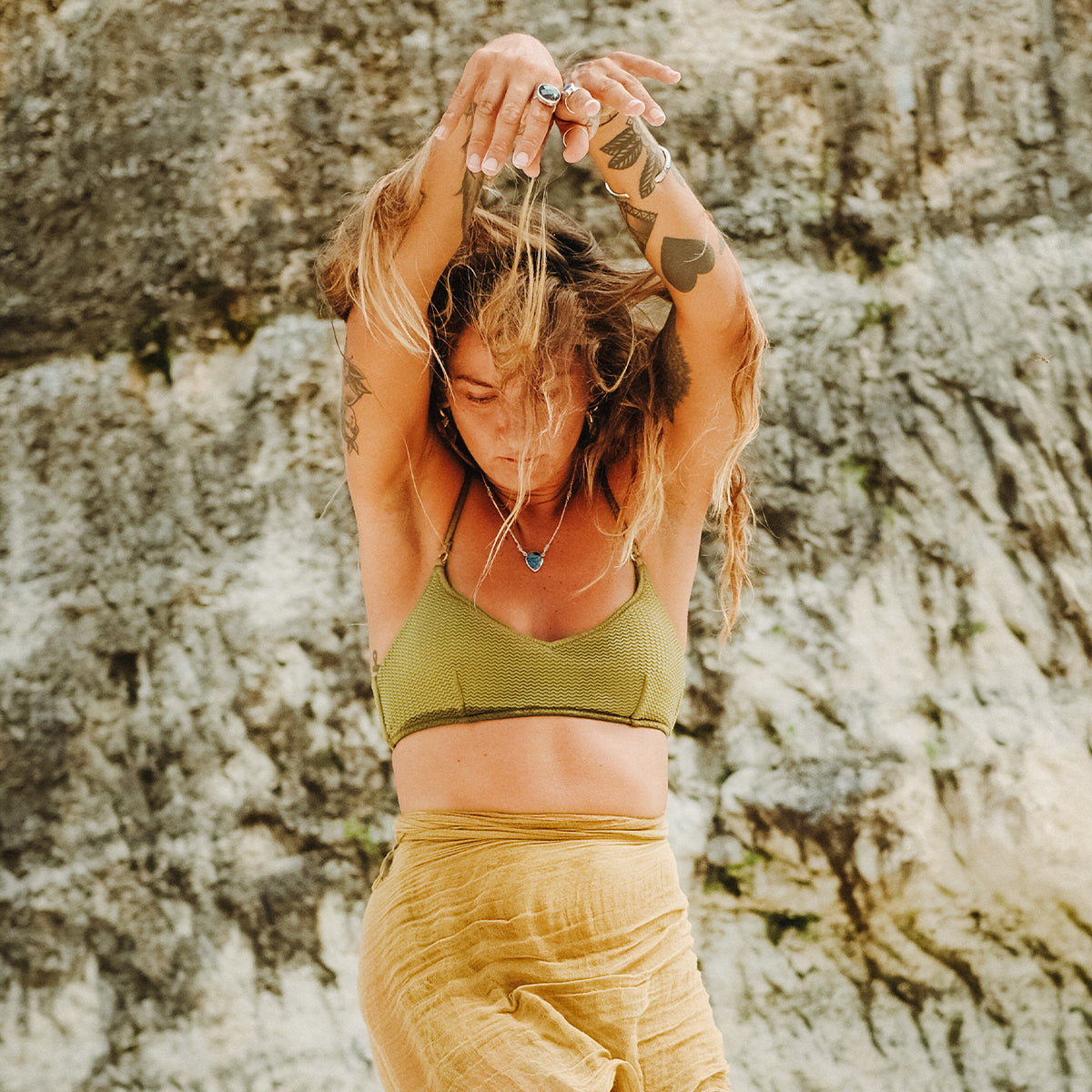 Azurite Crystal Necklace