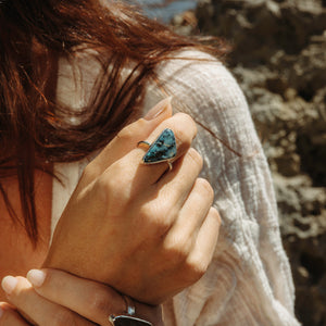 Boulder Opal Elfin Ring