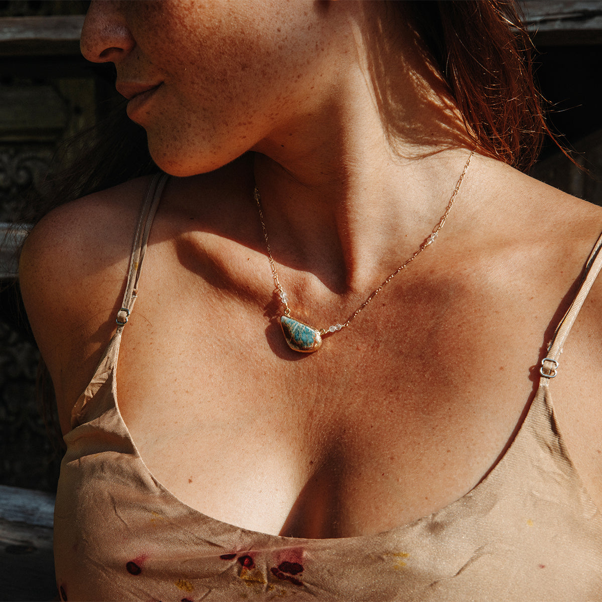 Copper Chrysocolla Necklace