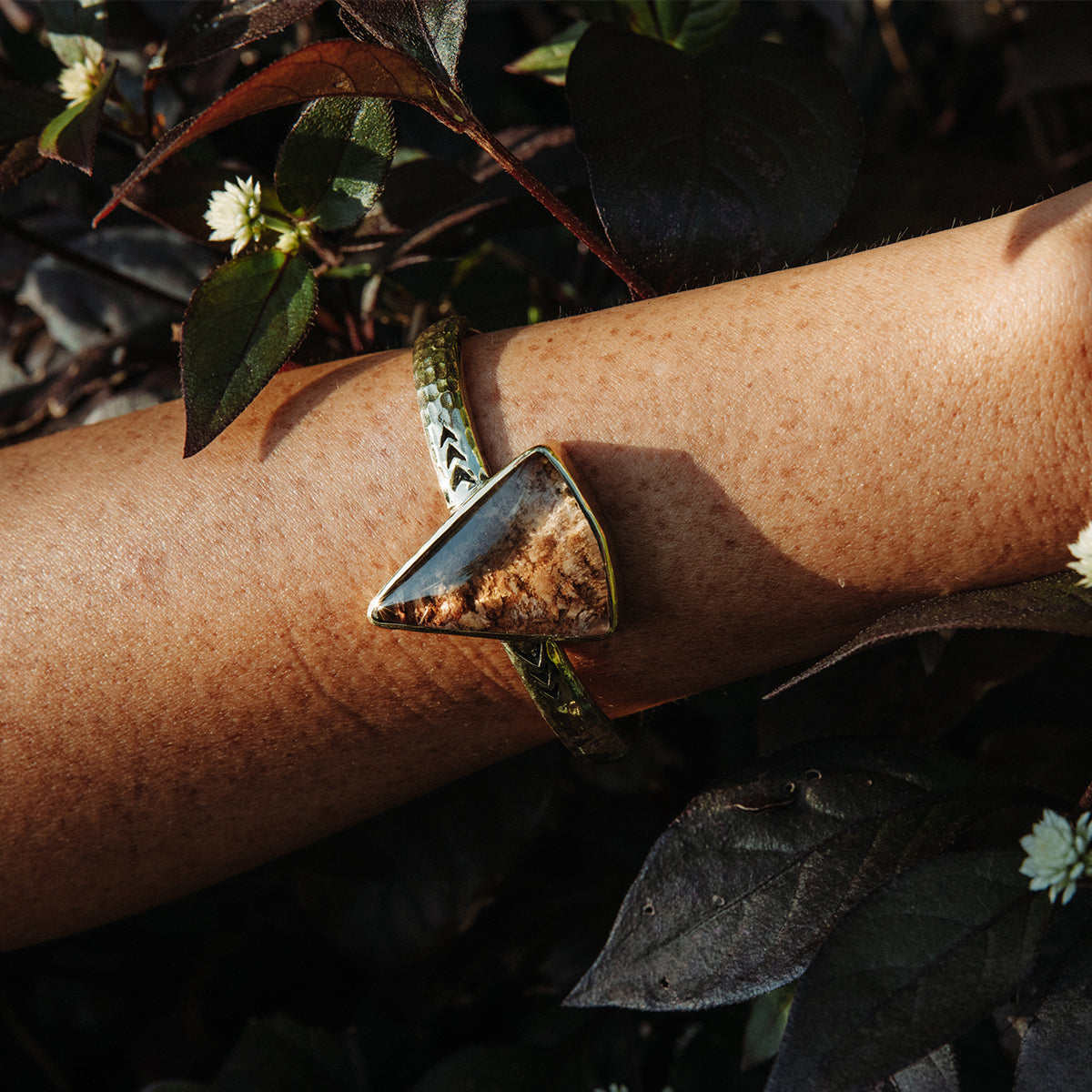 heirloom cuff || Garden Quartz