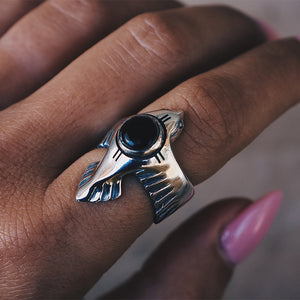 As Above Ring || Obsidian