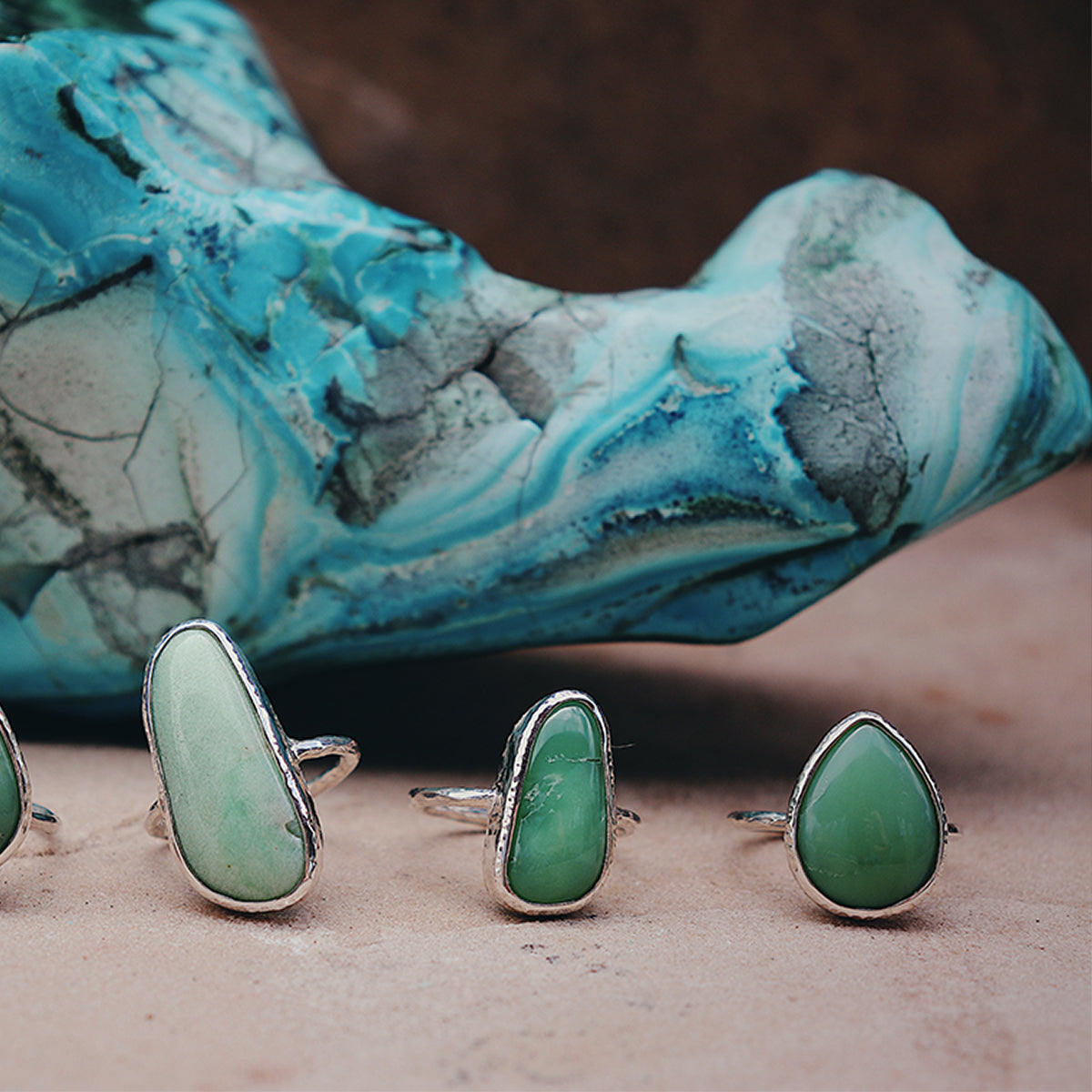 Chrysoprase Elfin Ring