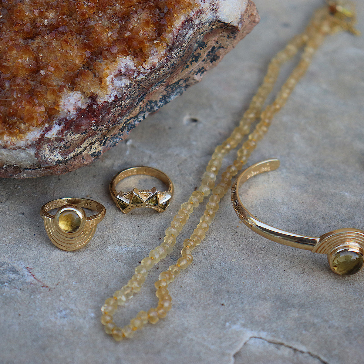 Your Light Ring || Citrine