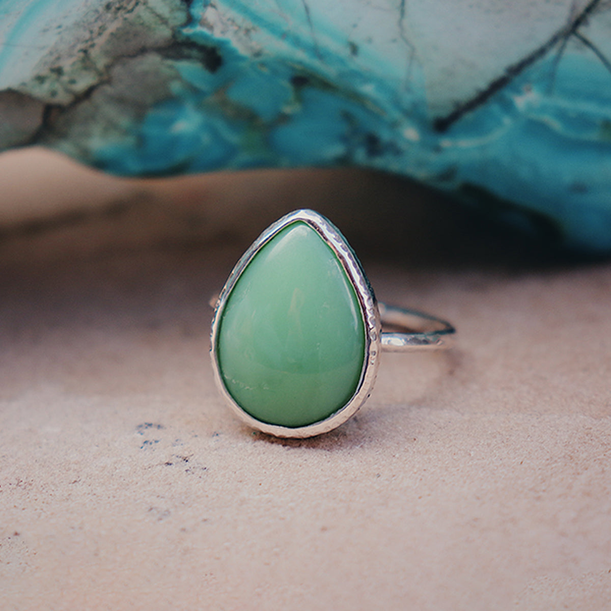 Chrysoprase Elfin Ring