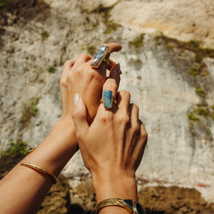 Boulder Opal Ring