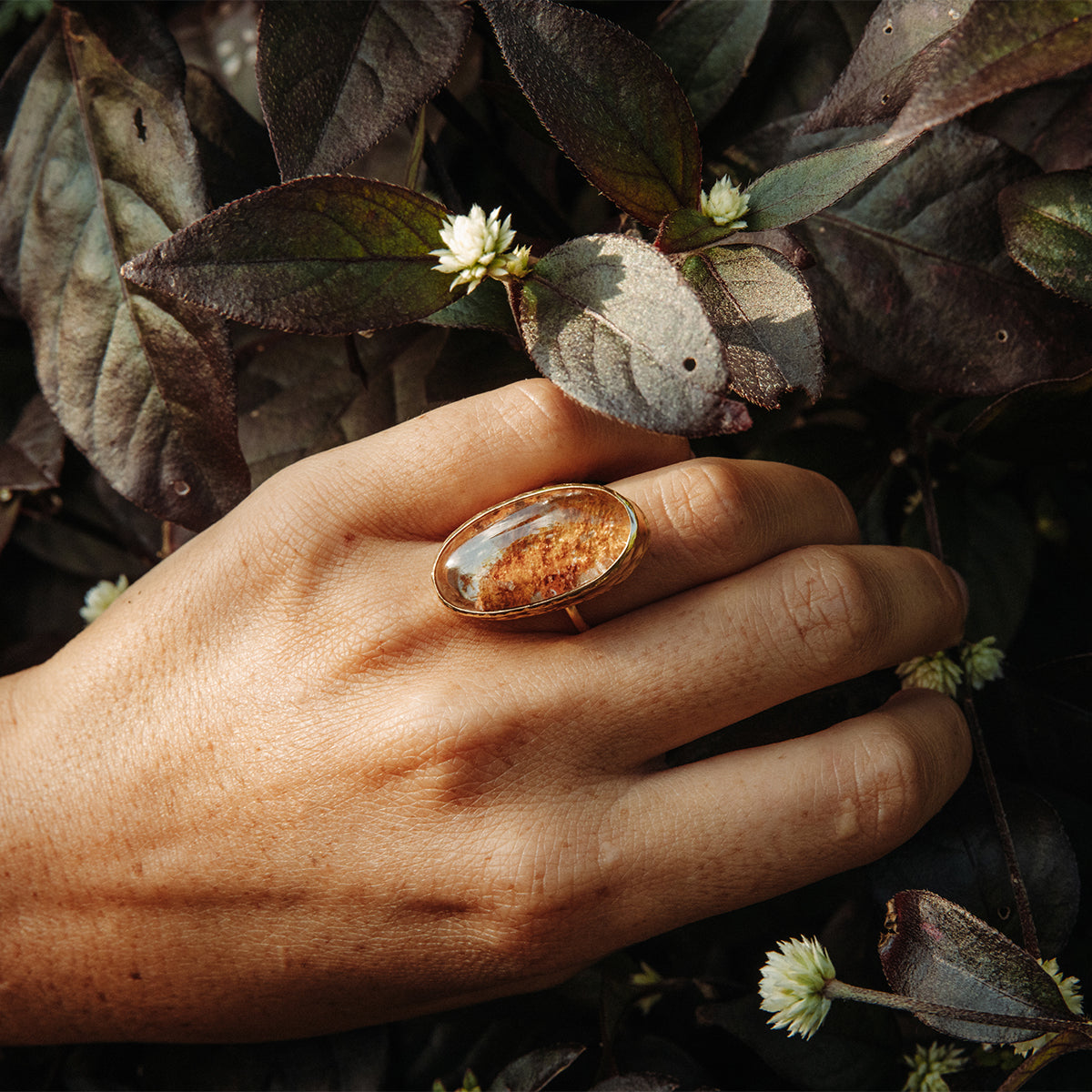 Garden Quartz Elfin Ring