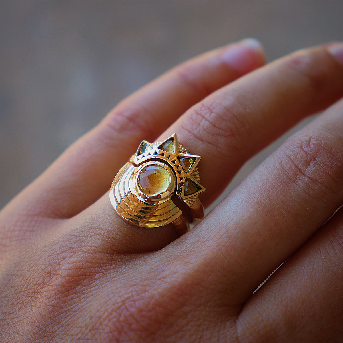 Your Light Ring || Citrine