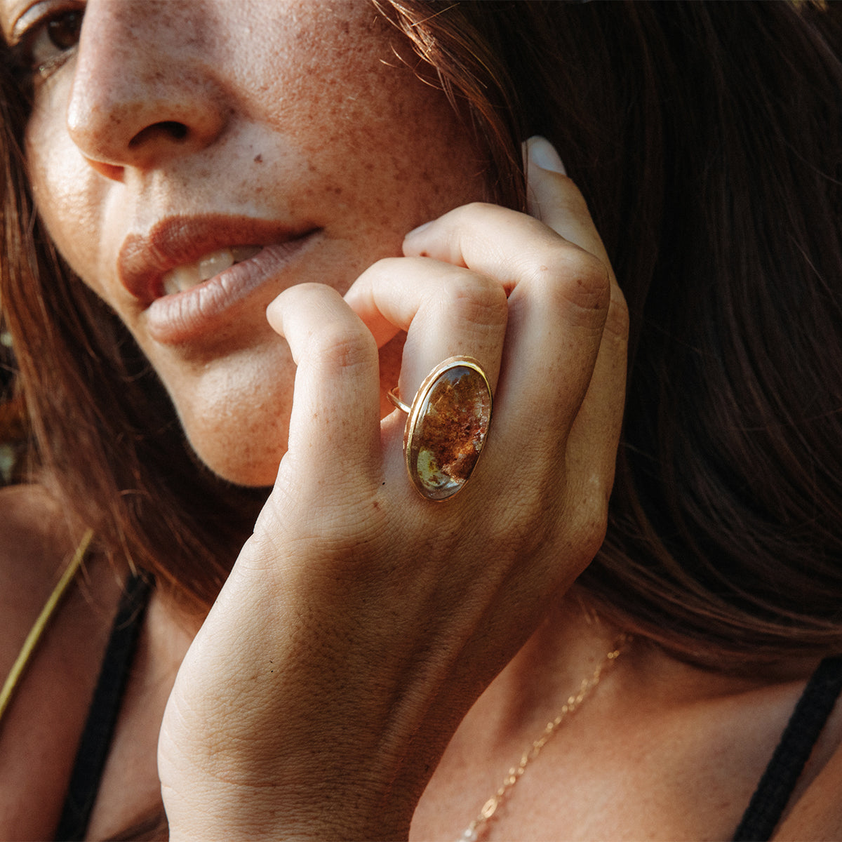 Garden Quartz Elfin Ring
