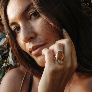Garden Quartz Elfin Ring