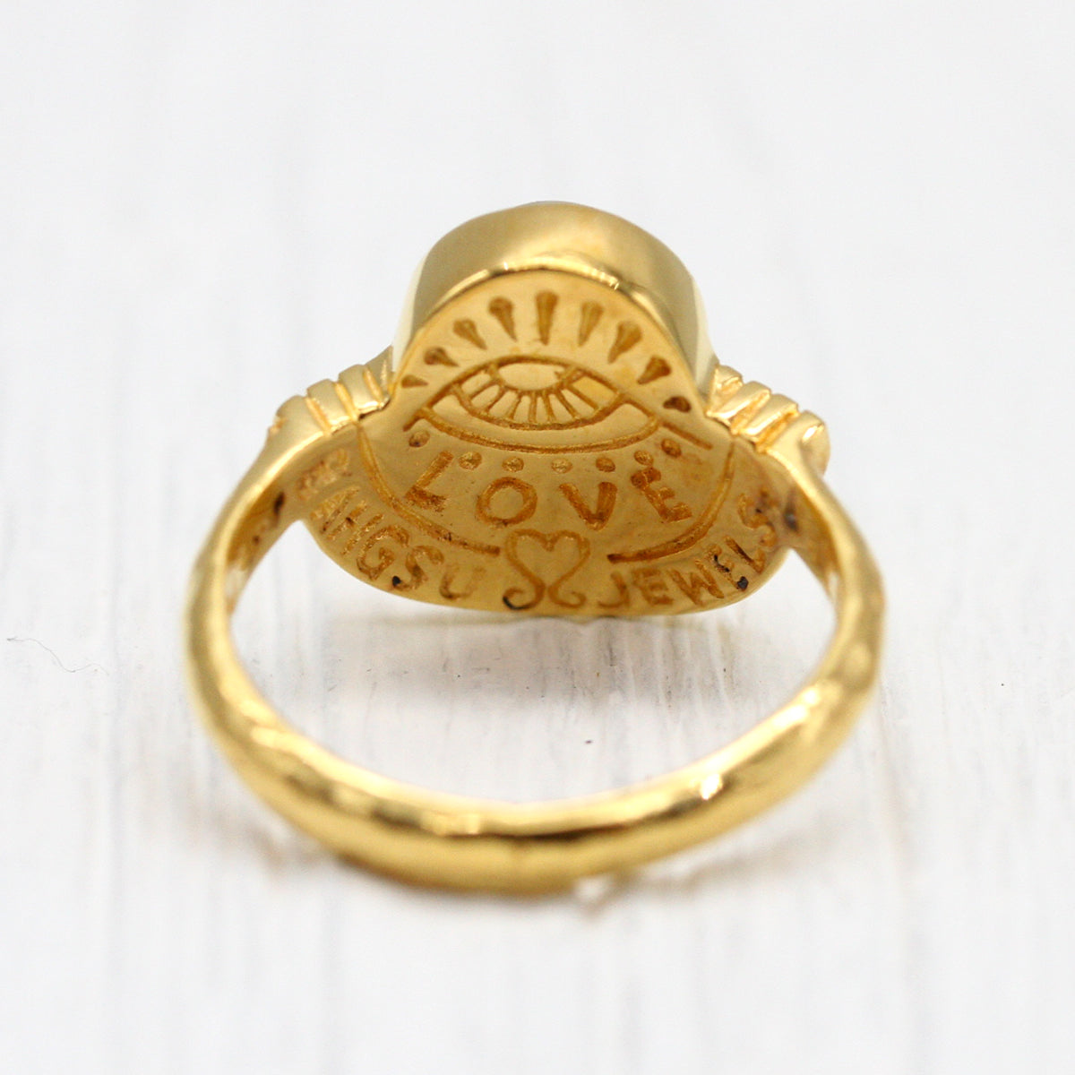 CUSTOM - Be Open Ring || Moonstone