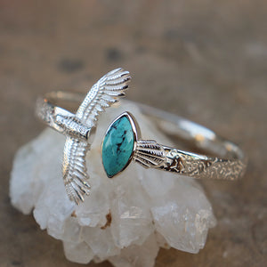 Elder Bird || Turquoise Cuff