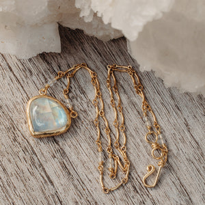 Rainbow Moonstone Necklace
