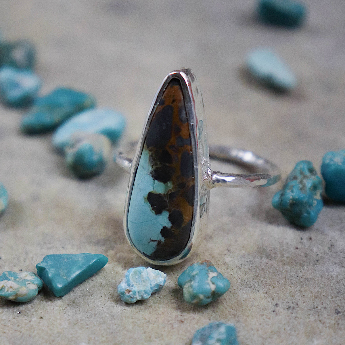 Royston Turquoise Elfin Ring