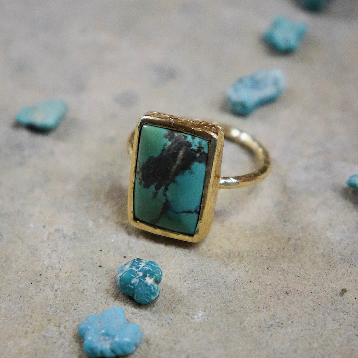 Royston Turquoise Elfin Ring