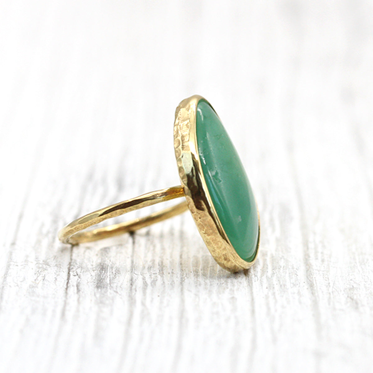 Chrysoprase Elfin Ring