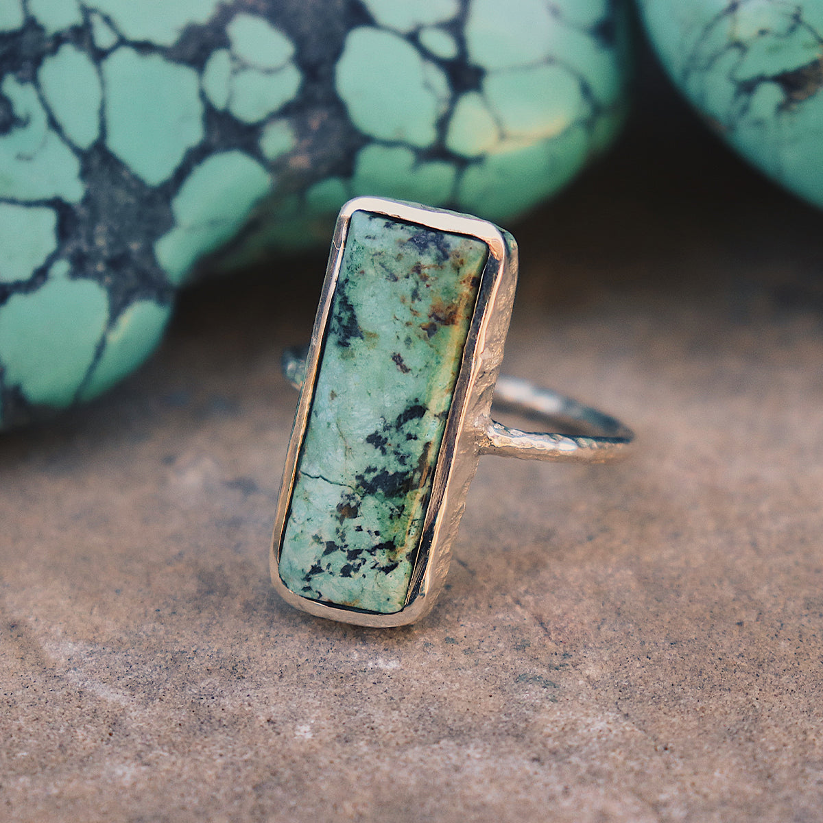 Bedouin Turquoise Elfin Ring