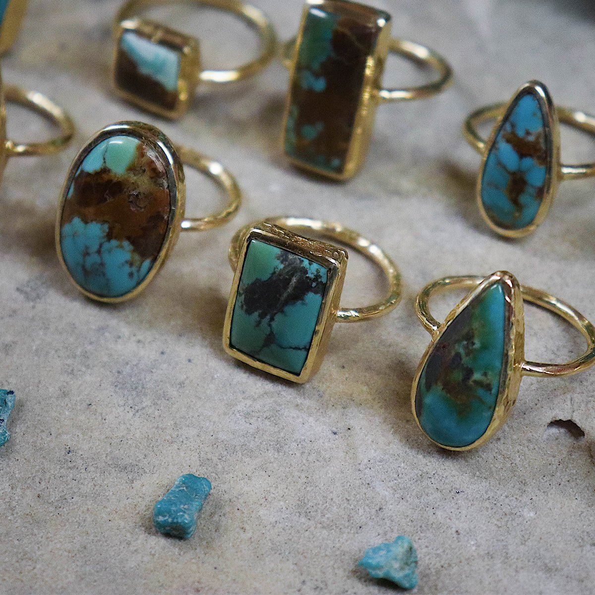 Royston Turquoise Elfin Ring