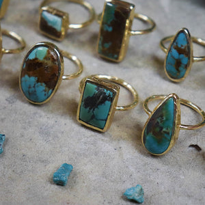 Royston Turquoise Elfin Ring