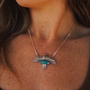 Elder Bird || Turquoise Necklace