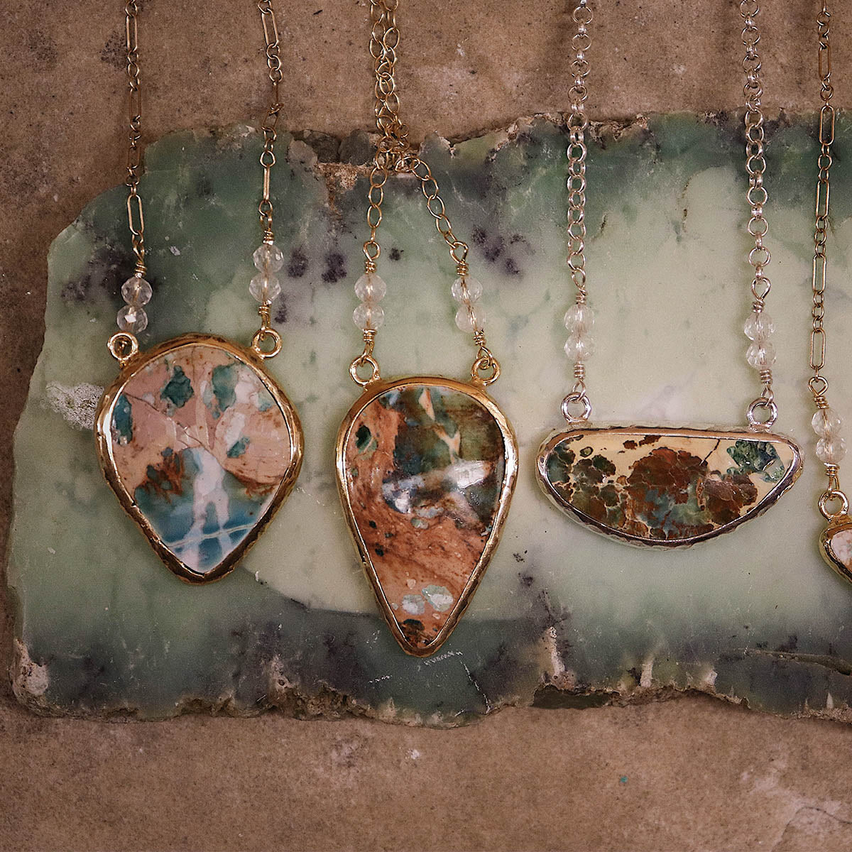 Copper Chrysocolla Necklace