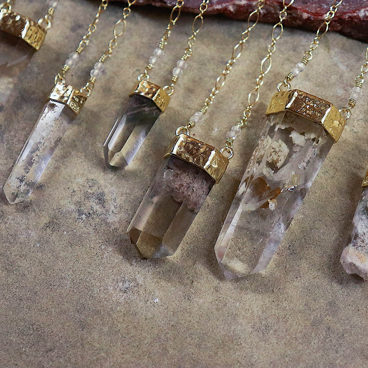 Rose Phantom Wand Necklace