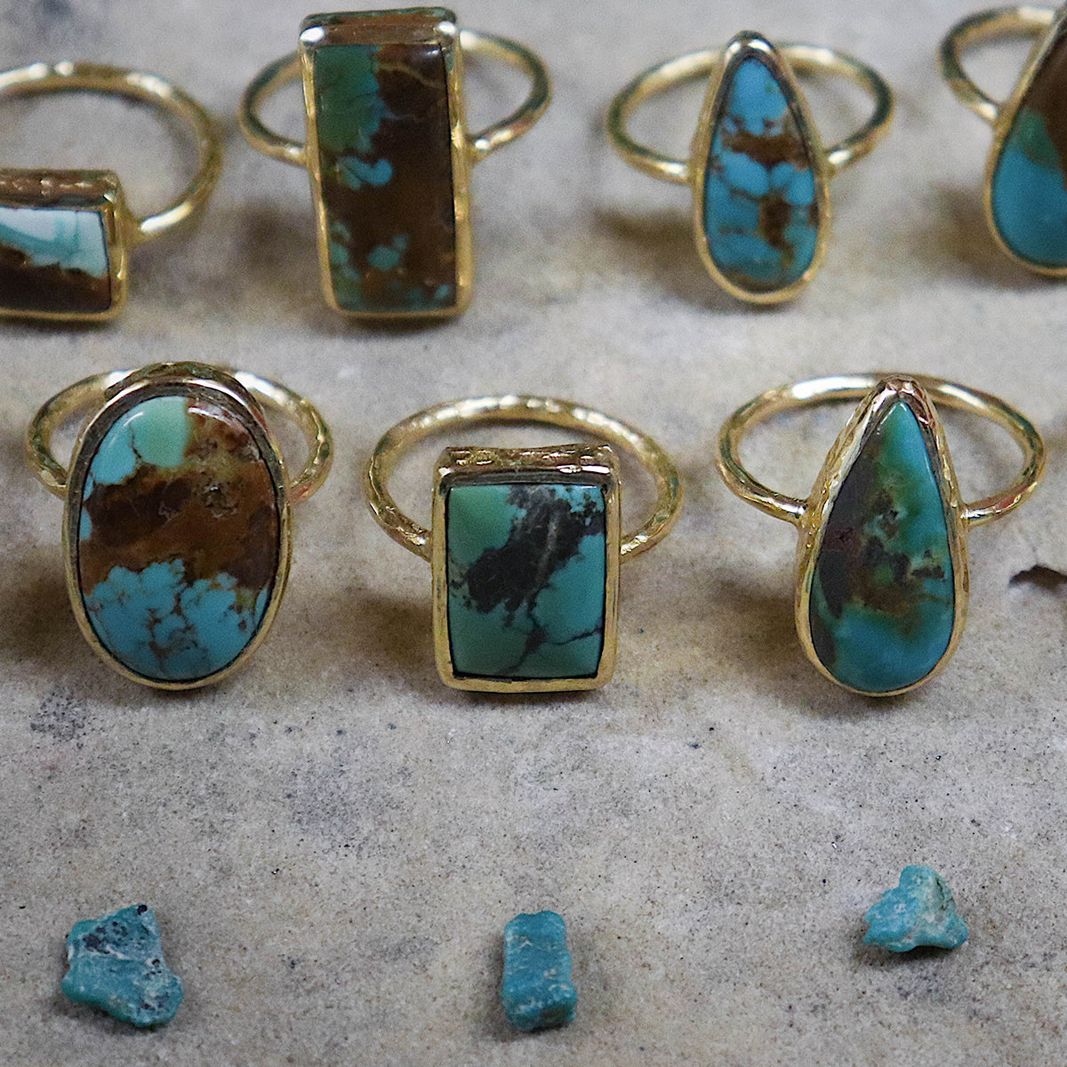 Royston Turquoise Elfin Ring