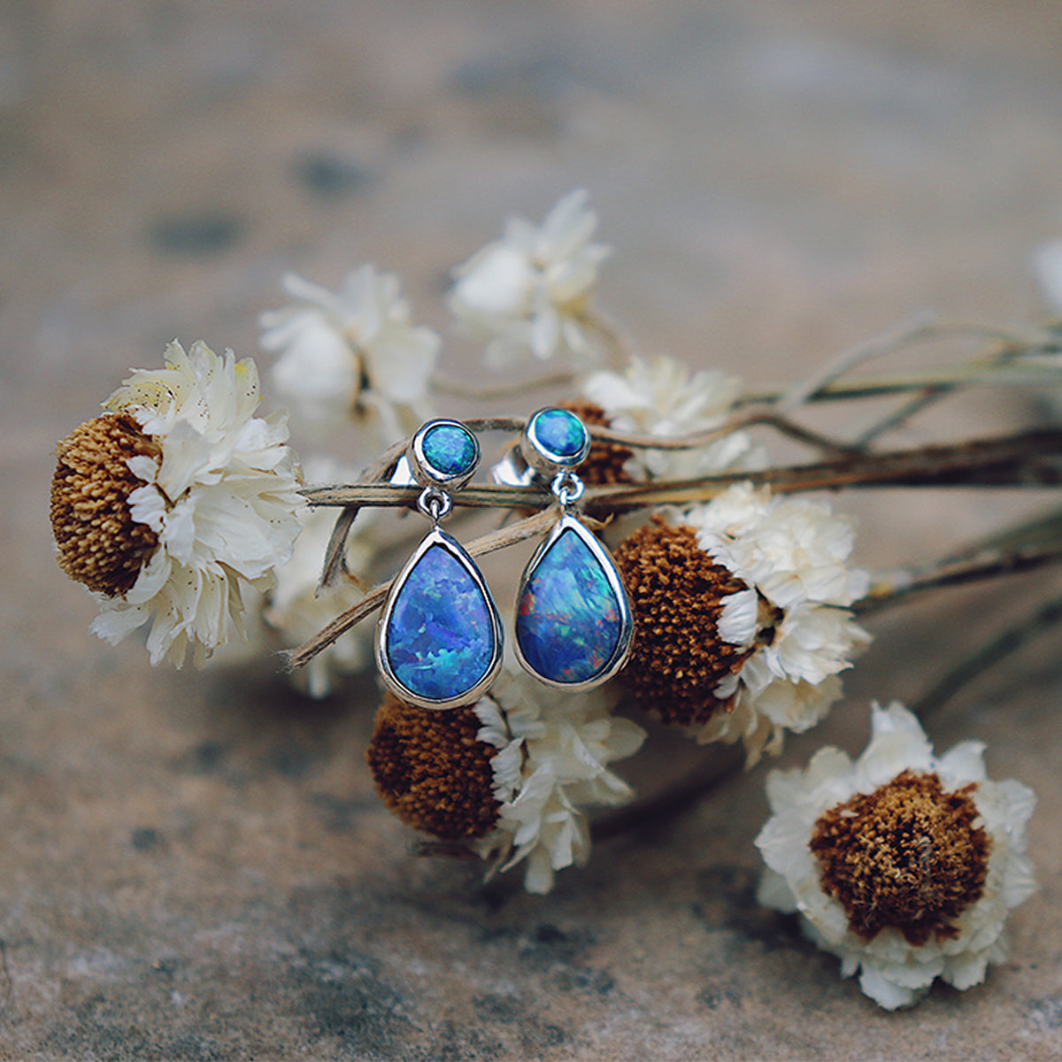 Fallen Star Earrings || wide tear