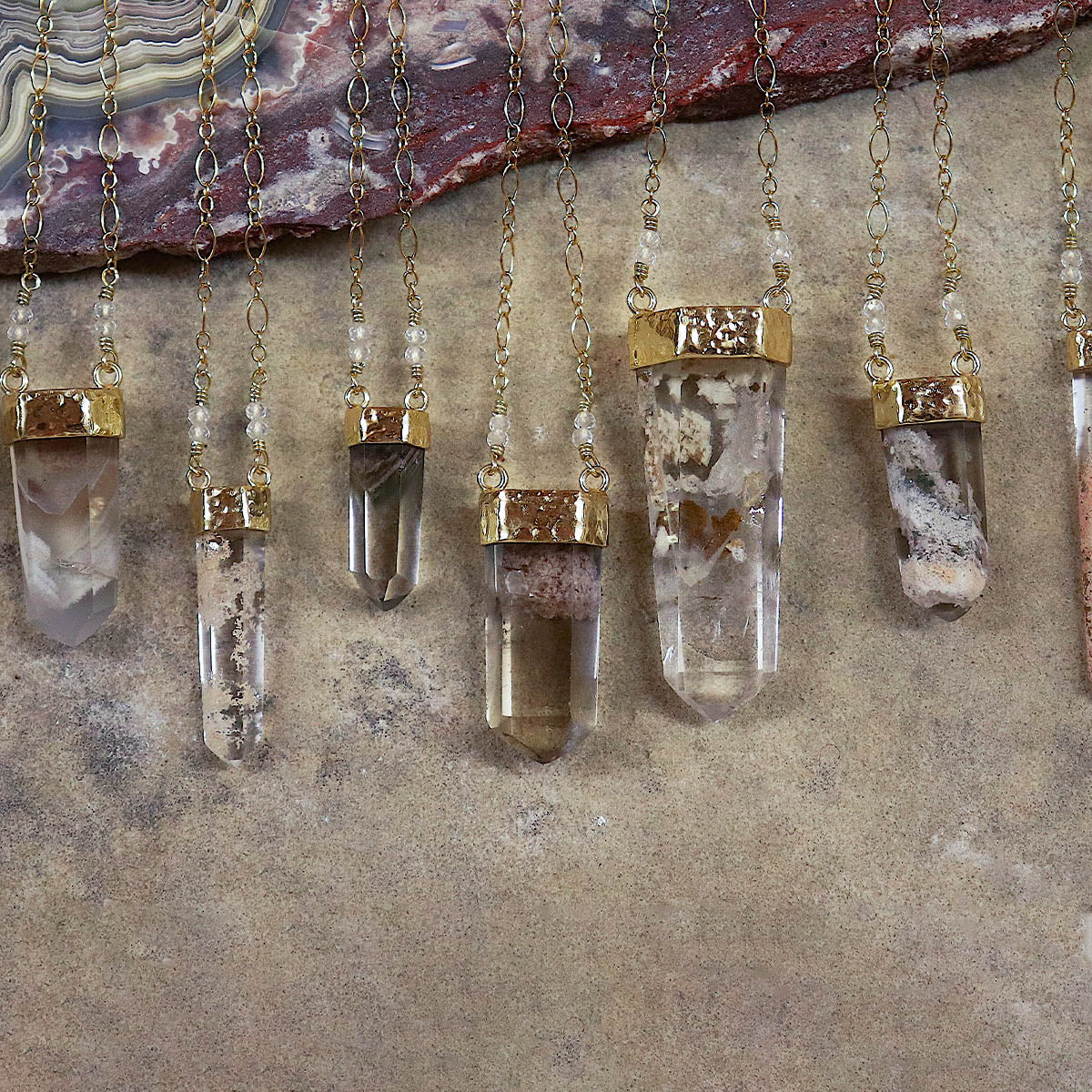 Rose Phantom Wand Necklace