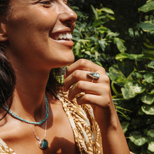 Royston Turquoise Elfin Ring