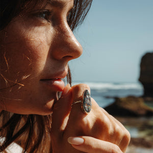 Boulder Opal Elfin Ring