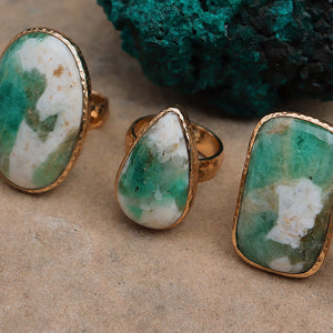 Emerald Quartz Ring