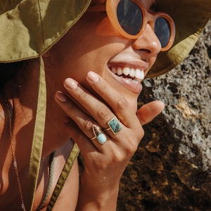 Royston Turquoise Elfin Ring